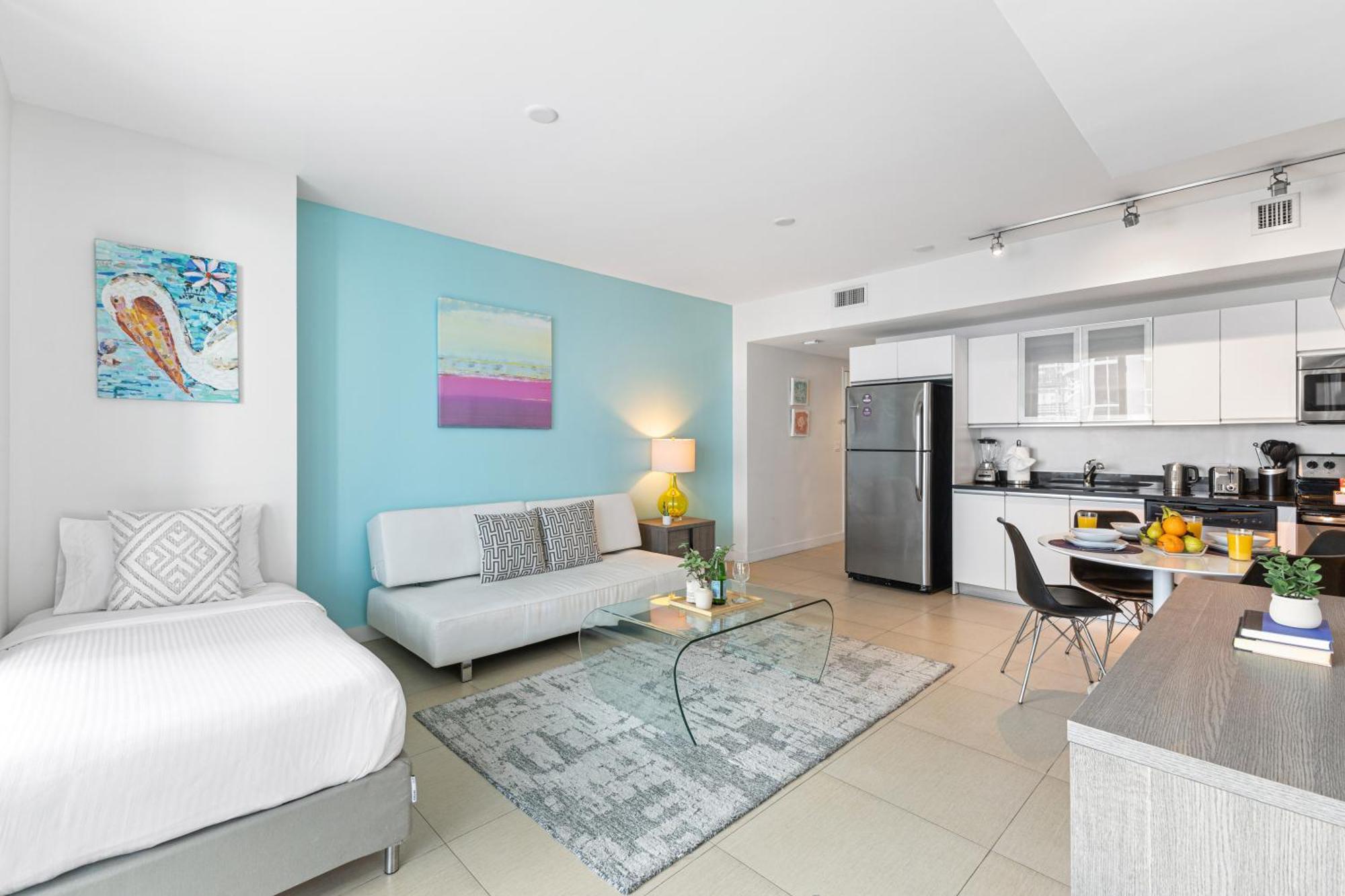 Premium One-Bedroom Apartment with Balcony - Partial Sea View