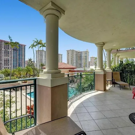 3Bd 2Ba Sunny Isles Condo Balcony Pool-2