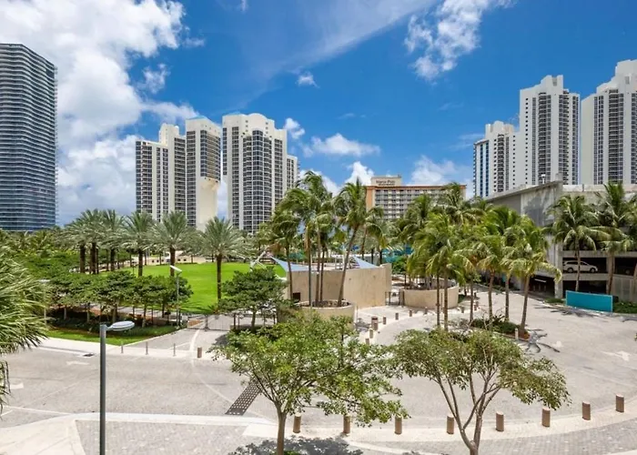 Beautiful Garden View Ocean Reserve 1 Bedroom Condo Condo Aventura