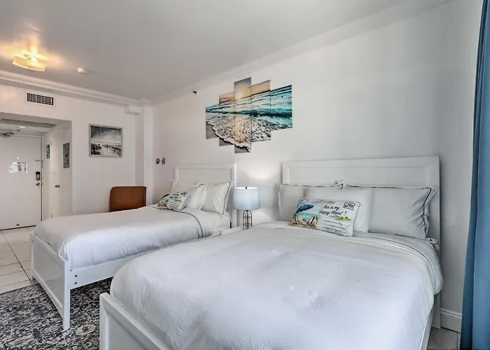 Apartamento Oceanfront Miami Beach Studio With Beach Access
