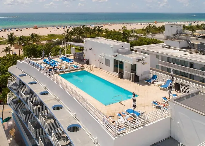 Heart Of South Beach Studio Roof Top Pool Balcony